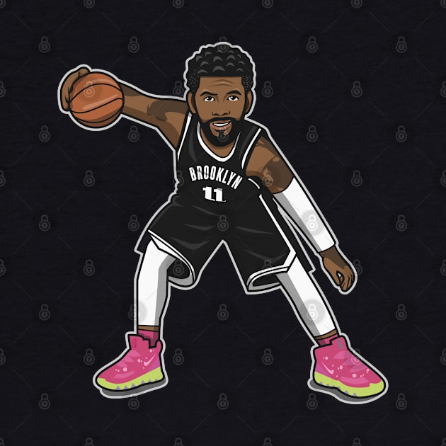 Kyrie Irving Cartoon Style - Away by ray1007